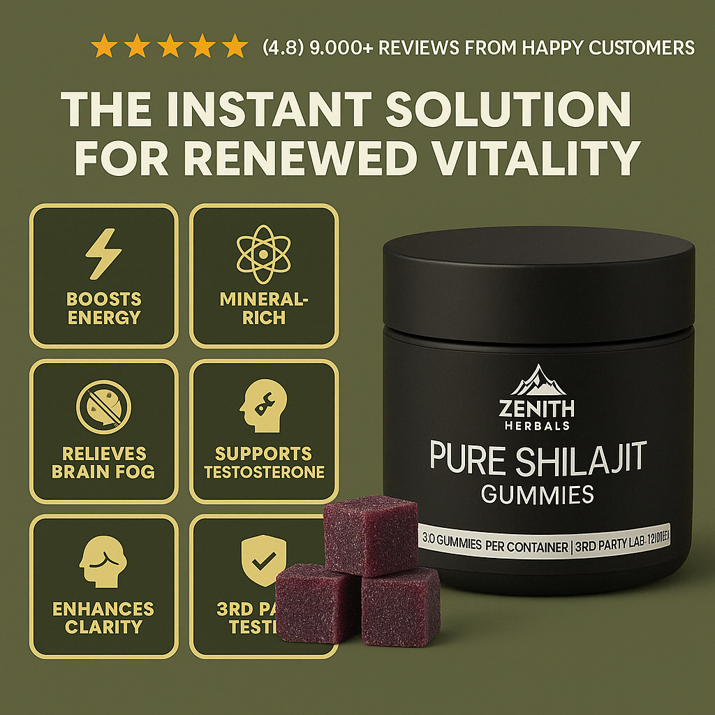 Zenith Herbals Pure Shiljit Gummies