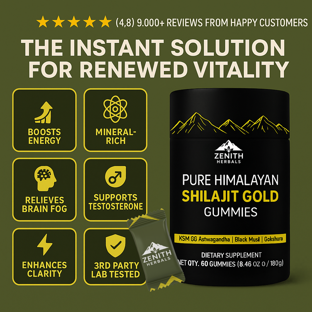 Himalayan Pure Shilajit Gold Gummies
