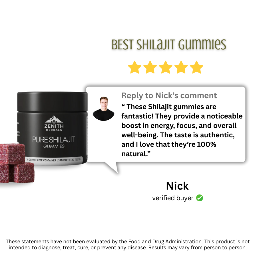 Zenith Herbals Pure Shiljit Gummies